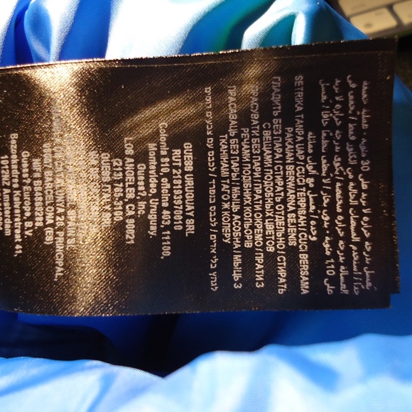 Guess Logo Puffer Hooded Jacket 111AN210 Neon Yellow Men's Size X-Large - Picture 12 of 15